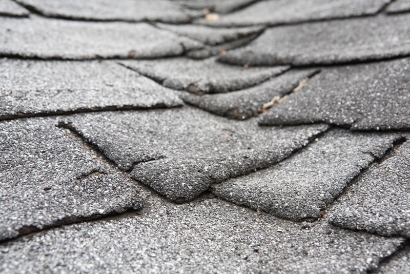 damaged roof