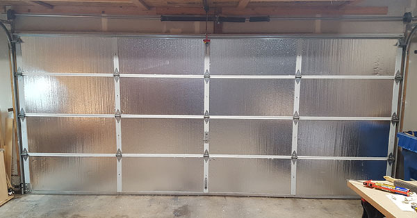 insulate garage door