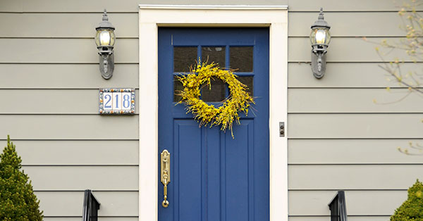 visible house numbers